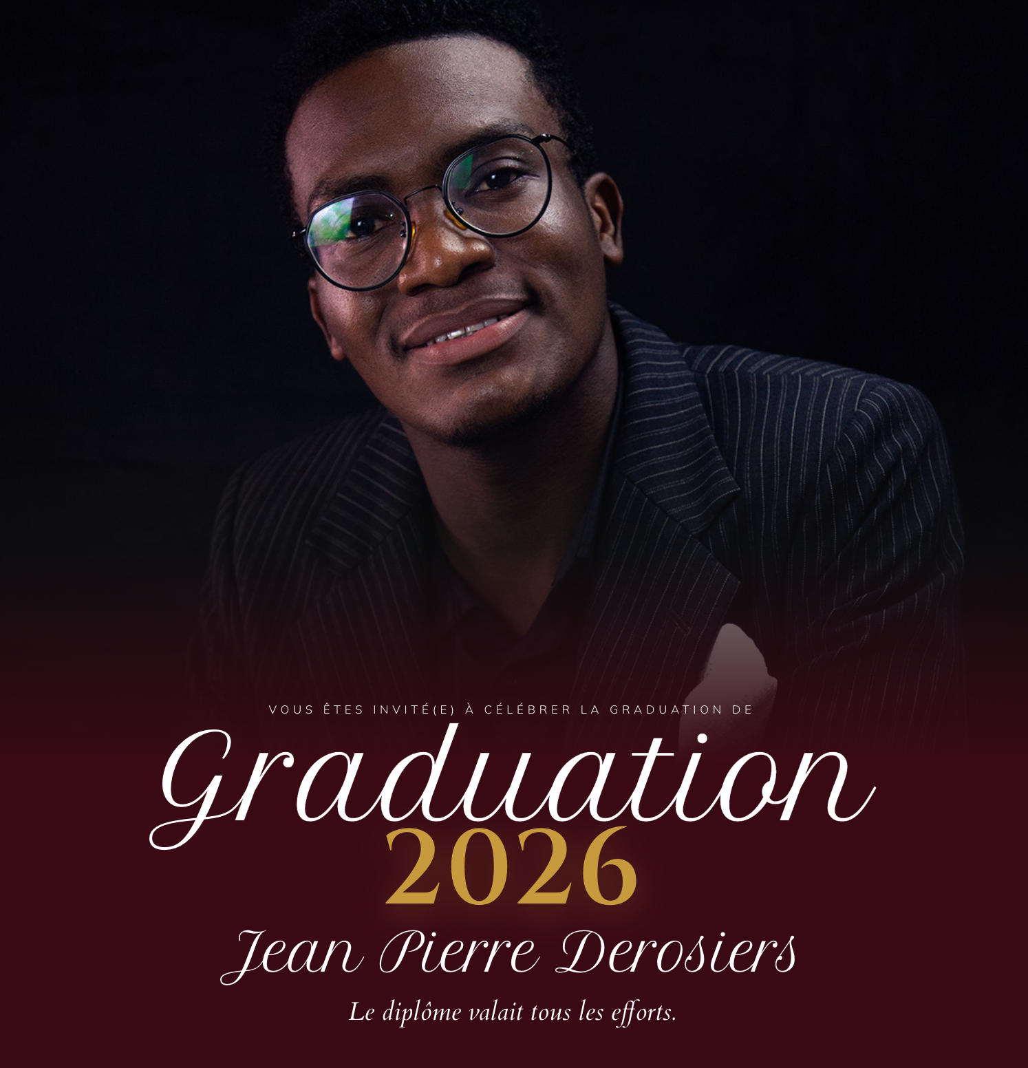 Graduation Grenat